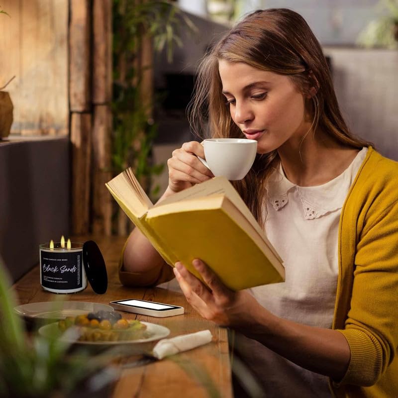 100% Soy Candles Clearance (16 Oz) - Hand Poured Scented with Essential Oil, Aromatherapy Candles